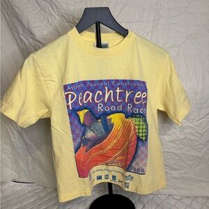 Peachtree Road Race Kids Yellow T-Shirt